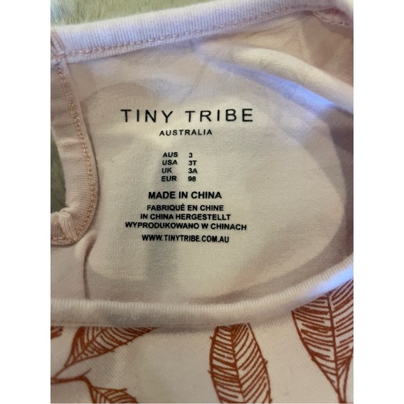 Tiny Tribe Long Sleeve Dress 3T - Picture 3 of 3